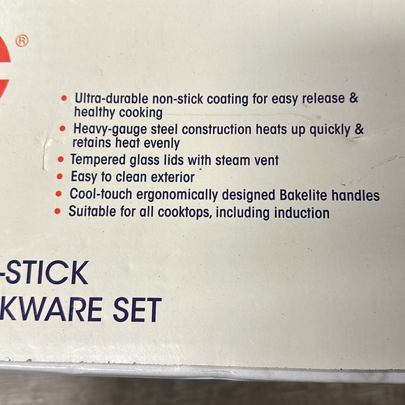 BeBasicEssentials 8PC Non-Stick CookWare Set - Picture 2 of 3